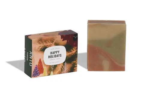 Happy Holidays Bar Soap by Anto Yukon
